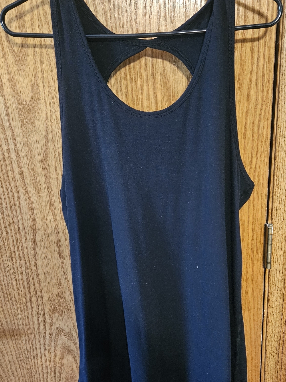 Black Women's Twist Back Tank Top